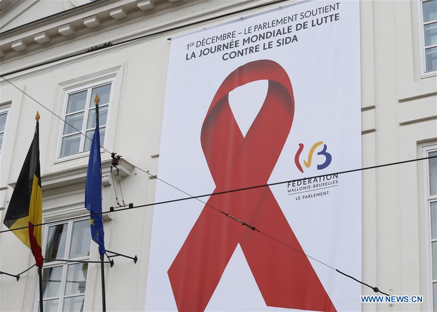 BELGIUM-BRUSSELS-WORLD AIDS DAY