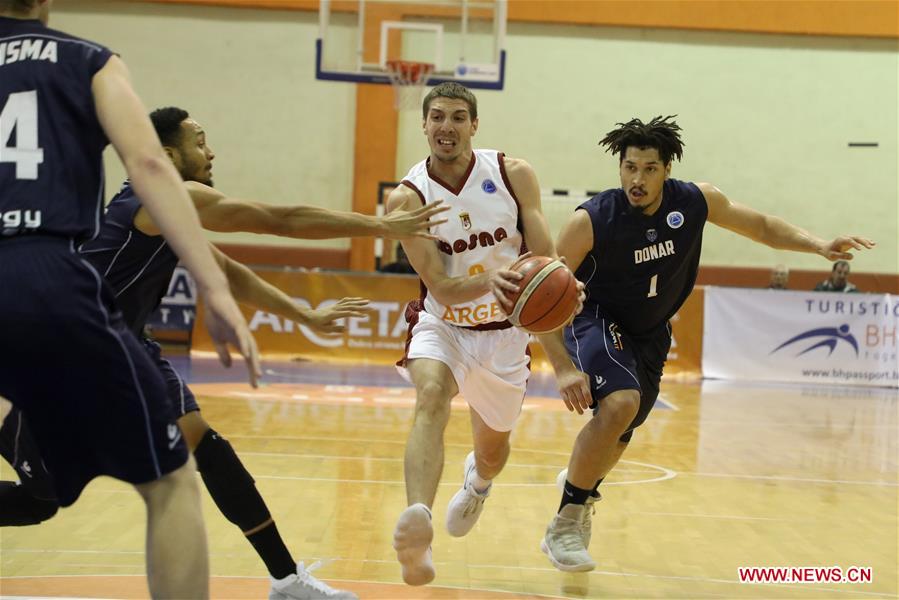 (SP)BOSNIA AND HERZEGOVINA-SARAJEVO-BASKETBALL-FIBA EUROPE CUP-BOSNA VS DONAR GRONINGEN